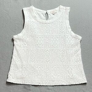 Loft Crochet Lined Tank